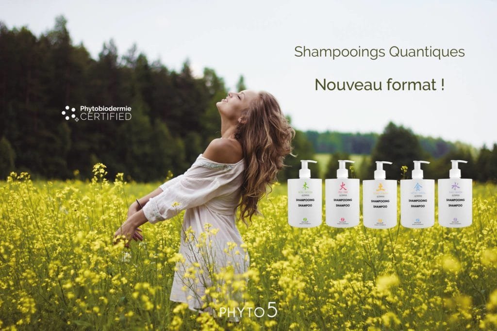 Les shampoings de la gamme des 5 éléments