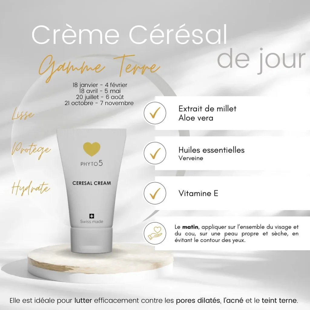 Crème cérésal jour terre - Phyto 5